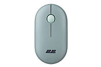 Миша для ноутбука бездротова 2E MF300 Silent WL/BT попелясто-зелена (Niz15897)