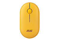 Бездротова мишка для ноутбука 2E MF300 Silent WL/BT сонячно-жовта (Niz15896)