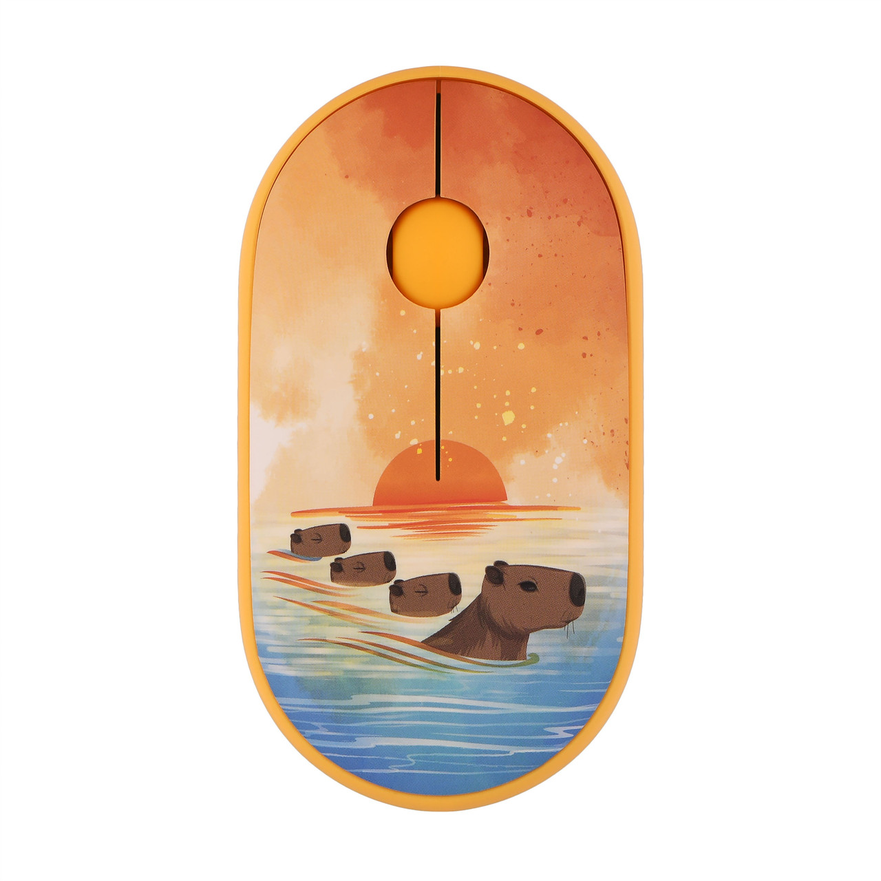Бездротова мишка 2E MF300 CAPYBARA:SUNSET Silent WL BT з принтом (Niz15886)