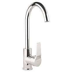 Змішувач s45 Ø40 для кухні вилив високий вухо на гайці AQUATICA (9745100)