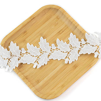 Біле мереживо 65мм відріз 1м MER111