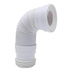 Гофра для унітаза армована Ø110 мм 260-650 мм Push-Fit WIRQUIN (9555300)