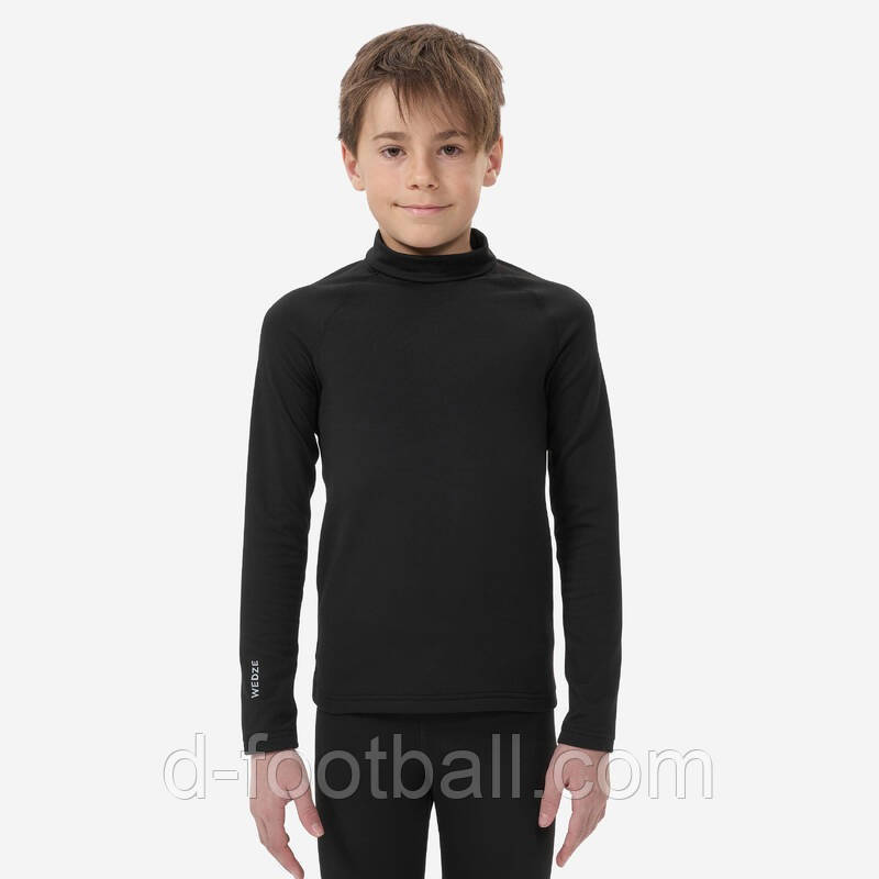 Дитяча термокофта WEDZE BL500 чорний 8616198, Чорний, Розмір (EU) — 140 cm