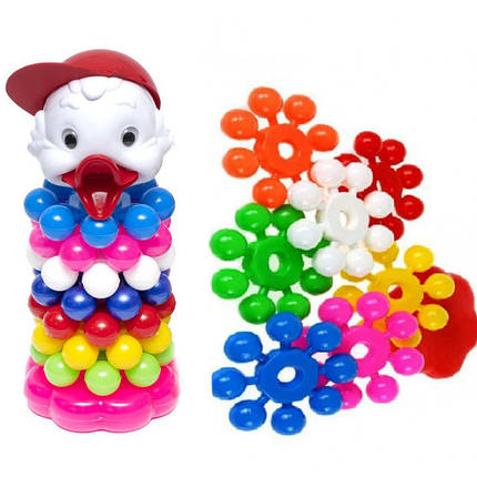 Пірамідка дитяча Каченя BAMSIC 1813, фото 2