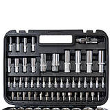 Набір головок торцевих 1/4″ та 1/2″ 94 предмети Vitals Master, фото 8