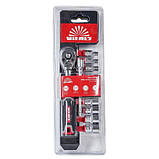 Набір головок торцевих з тріскачкою 1/4″ Vitals Master, фото 4