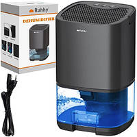 Осушувач повітря, поглинач вологи Ruhhy RGB led підсвічування 36 Вт 1 л 350 мл на день (21846)