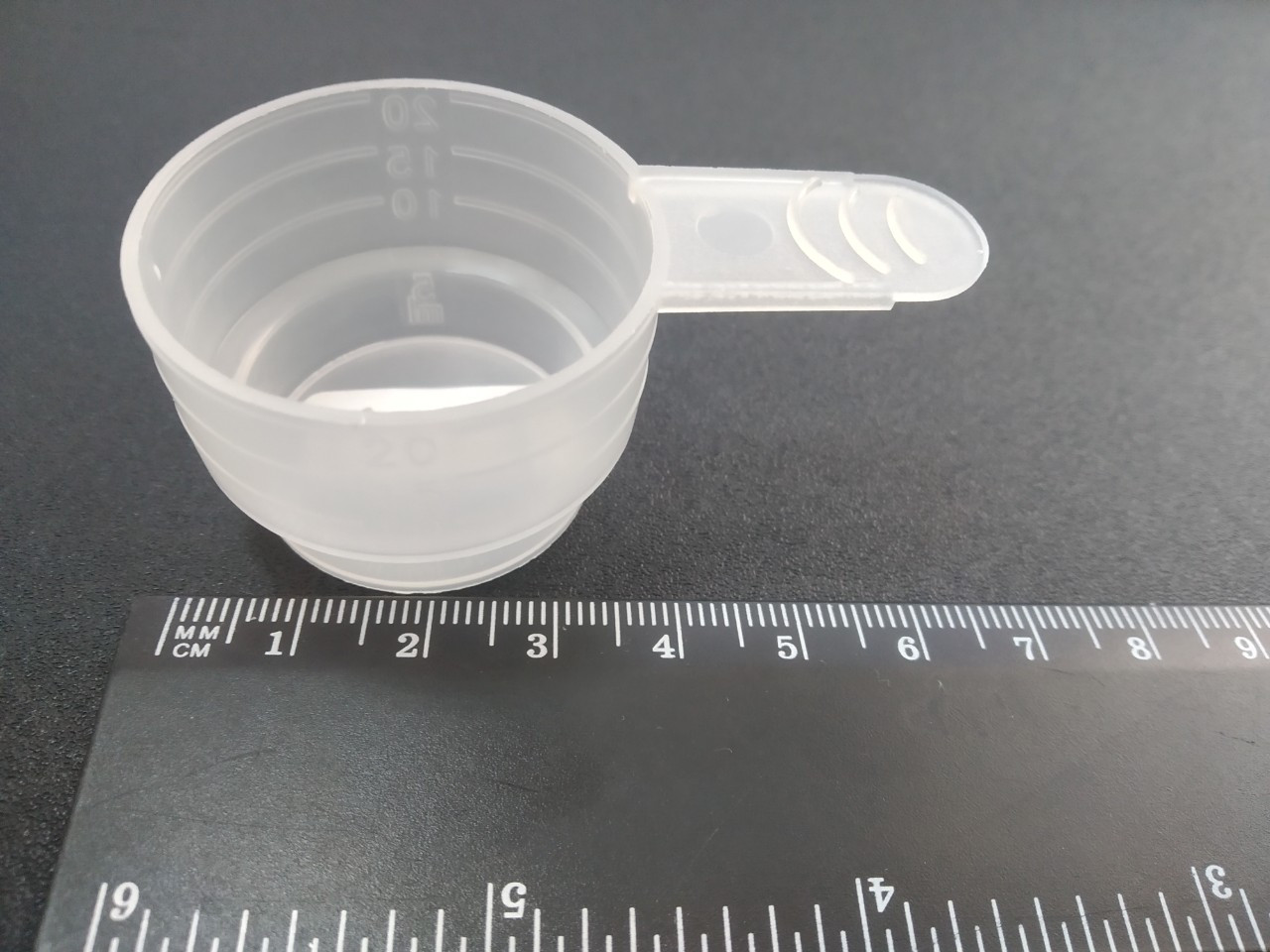 Мірна ложка для харчових продуктів 20 ml (коротка ручка), фото 1