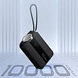 УМБ Promate Neo-10  10000 mAh, USB-С конектор, Apple Watch Charger Black (neo-10.black), фото 3