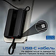 УМБ Promate Neo-10  10000 mAh, USB-С конектор, Apple Watch Charger Black (neo-10.black), фото 5