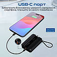 УМБ Promate Neo-10  10000 mAh, USB-С конектор, Apple Watch Charger Black (neo-10.black), фото 6