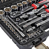 Набір головок торцевих 1/4″ та 1/2″ 111 предметів Vitals Master Impact + Superlock, фото 7