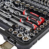 Набір головок торцевих 1/4″ та 1/2″ 111 предметів Vitals Master Impact + Superlock, фото 10