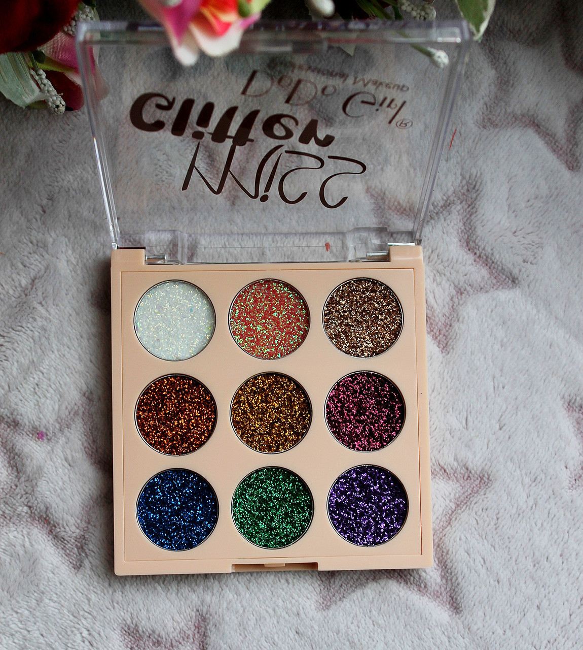 Глітерні тіні для повік 9 відтінків Dodo Girl "Miss Glitter", фото 1