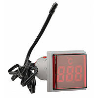 Термометр АСКО-УКРЕМ U-ADM-T -20 ° С - 199 ° C квадратний, червоний (A0190010153)