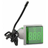 Термометр АСКО-УКРЕМ U-ADM-T -20 ° С - 199 ° C квадратний, зелений (A0190010154)