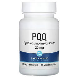 Активне довголіття Lake Avenue Nutrition PQQ 20 mg (60 капсул.)