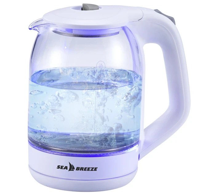 Електрочайник скляний Sea Breeze (SB-015), фото 1