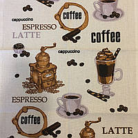 Рушник вафельний, кольоровий