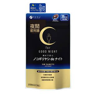 Fine Japan Saw Palmetto for Good Night Комплекс для поліпшення сну в чоловіків, 60 капсул на 30 днів. До 01/2026