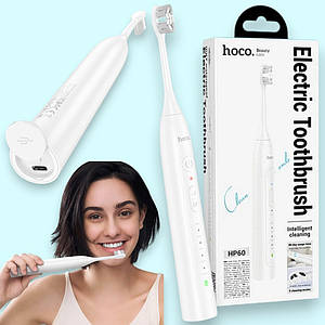 Електрична зубна щітка HOCO HP60 Wave electric toothbrush Зубна щітка електрична, біла