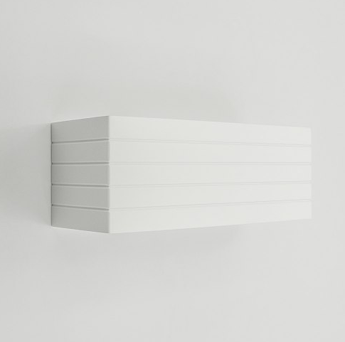 Світильник гіпсовий настінний, бра LUMINARIA CARDIFF DOUBLE Білий S2201 WT, фото 1