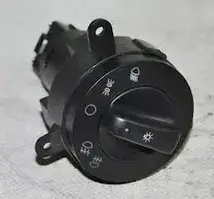 Центральний перемикач світла Газель нового зразку (чорний)