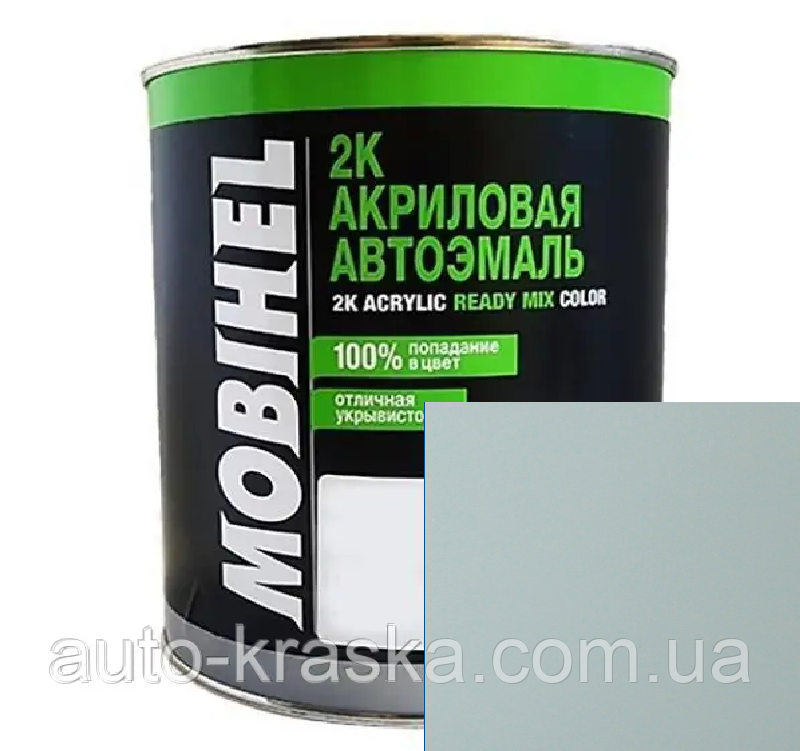 Автофарба (автоемаль) Mobihel акрил 0,75 л 671 Світло-сіра.