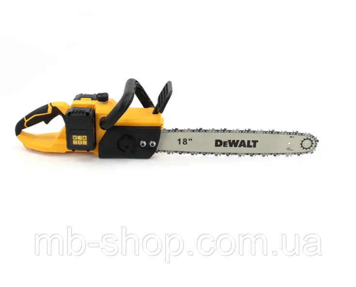 Акумуляторна ланцюгова пилка DeWalt DCM575N (36V, 6Ah, шина 45см). АКБ пила Деволт, фото 1