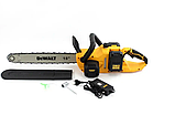 Акумуляторна ланцюгова пилка DeWalt DCM575N (36V, 6Ah, шина 45см). АКБ пила Деволт, фото 2