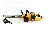 Акумуляторна ланцюгова пилка DeWalt DCM575N (36V, 6Ah, шина 45см). АКБ пила Деволт, фото 3