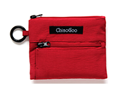 Чохол червоний для знімних спиць ChiaoGoo Twist Red Shorties MINI 5 та 8 см, фото 1
