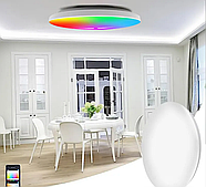 Розумний стельовий світильник 1DAL | Wi-Fi, RGBCW, 24W (SSLP24W), фото 8