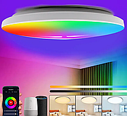 Розумний стельовий світильник 1DAL | Wi-Fi, RGBCW, 24W (SSLP24W), фото 5