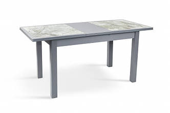 Стіл обідній розкладний Керамік 122(+38)*74  Мікс Меблі штучний шпон +кераміка