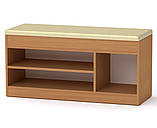 Тумба під взуття ТО-17 ательє світлий Компаніт (100x37,2х50 см), фото 5