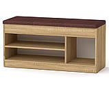 Тумба під взуття ТО-17 ательє світлий Компаніт (100x37,2х50 см), фото 9