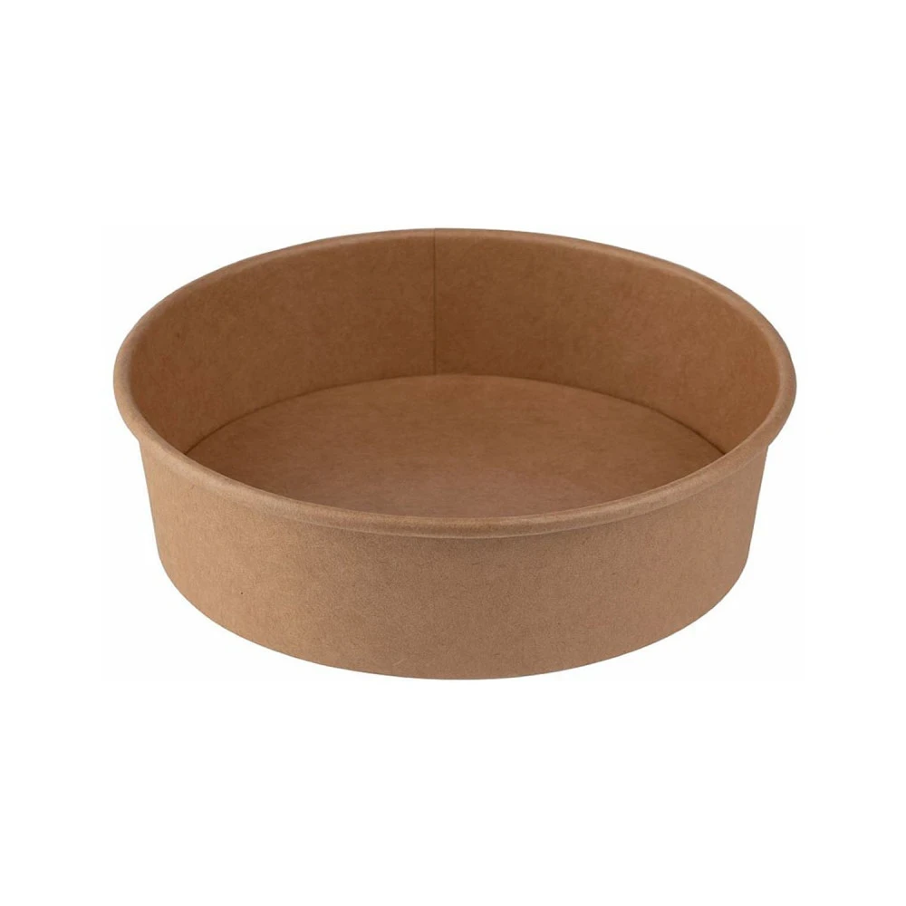 Бокс салатний  750мл з кр. паперовий Kraft/крафт