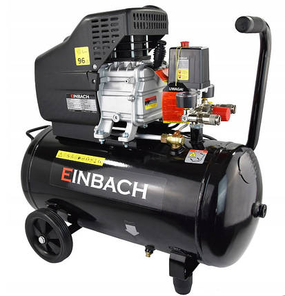 Компресор повітряний масляний 1,3 кВт 8 бар 50л EINBACH DE-EH50 компресор повітряний електричний, фото 1