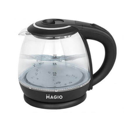 Електрочайник MAGIO МG-496 1л/900Вт/термостійке скло