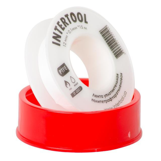 Стрічка тефлонова фум INTERTOOL IT-0001
