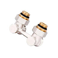 Вузол нижнього підключення радіатора кутовий КР 3/4 (комплект)