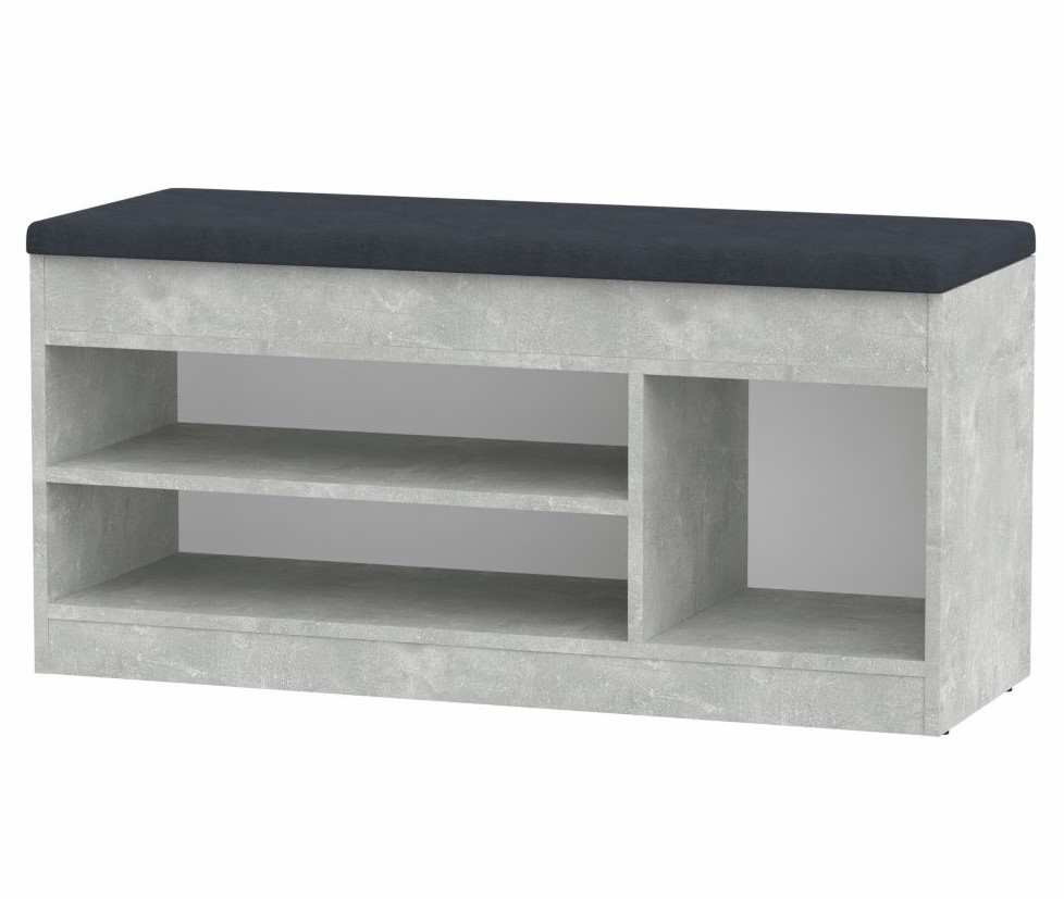 Тумба під взуття ТО-17 ательє світлий Компаніт (100x37,2х50 см), фото 1