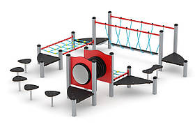 Ігровий гімнастичний комплекc (виготовлений з HDPE пластику) SiverSport VP-0413