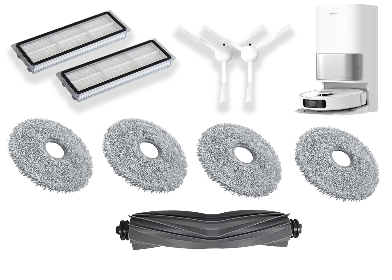 Набір змінних аксесуарів (9 шт.) сумісних з Dreame L10s Ultra, L10s Pro, L10 Ultra, Xiaomi X10+, фото 1