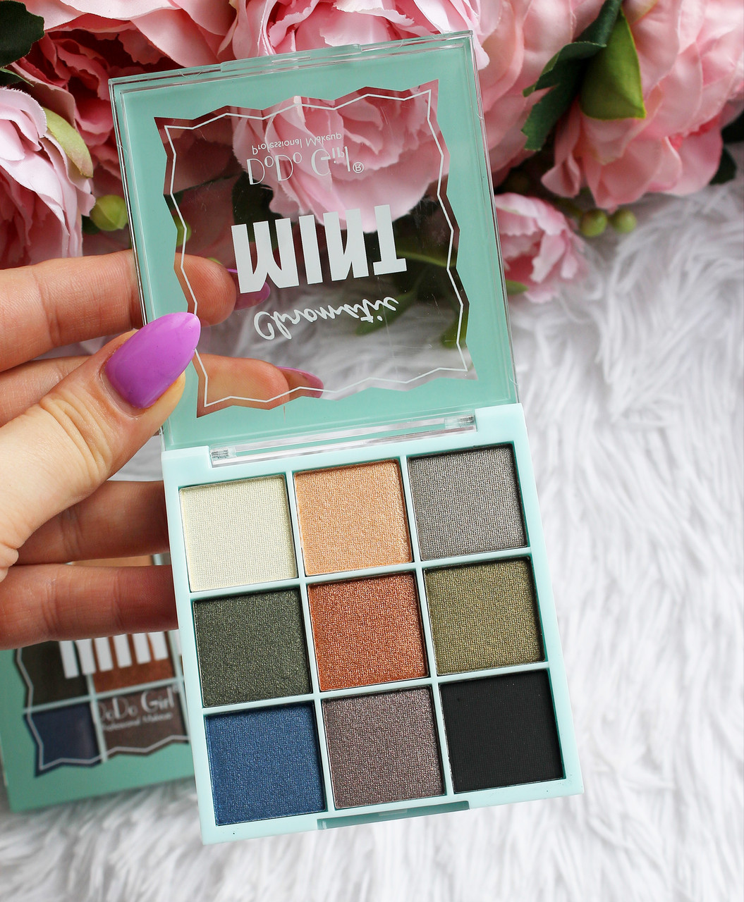 Палітра тіней для повік DoDo Girl Chromatic Mint, 9 Colors