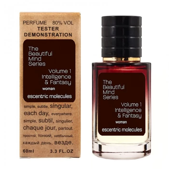 Escentric Molecules The Beautiful Mind Serume 1 Intelligence & Fantasy TESTER LUX, жіночий, 60 мл