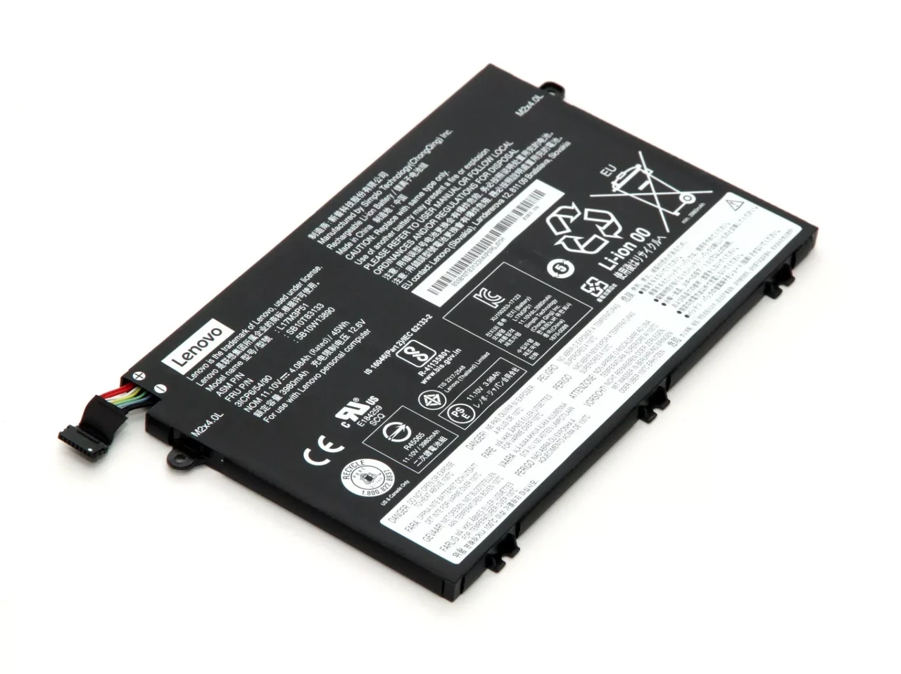 Оригінальна батарея Lenovo ThinkPad T460S (01AV405 11.4 V 26Wh 2130mAh) Акумулятор, АКБ для ноутбука