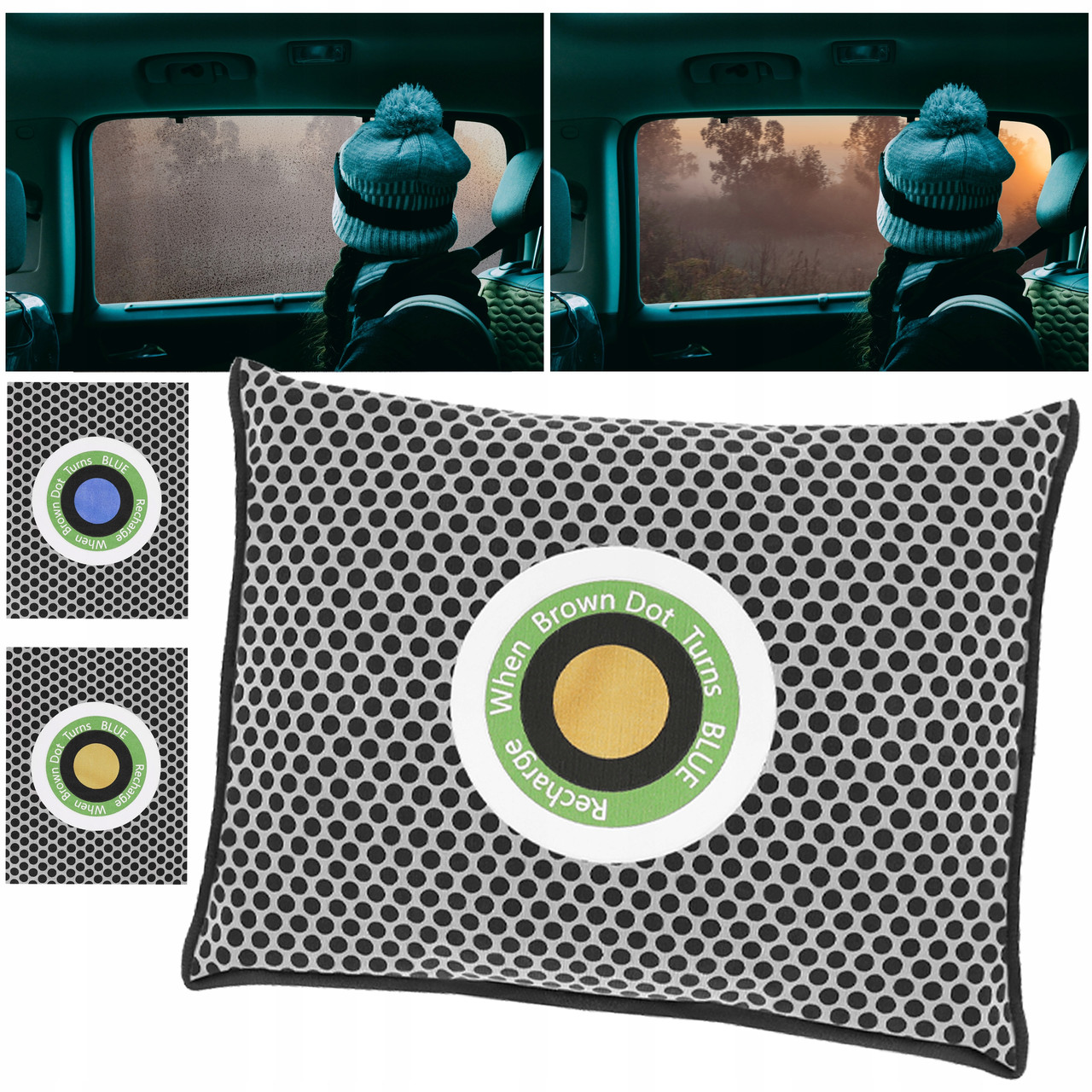 Осушувач - поглинач вологи для автомобіля Xtrobb наповнювач силікагель 4 x 20 x 15 см (11001)