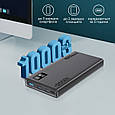 УМБ Promate Bolt-10PD 10000 mAh, 2xUSB-C, USB-A Black (bolt-10pd.black), фото 2